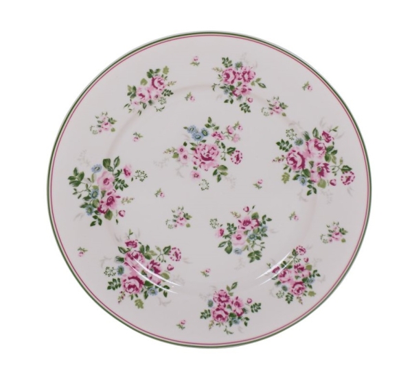 Isabelle Rose Dessertteller Lisa mit Rosen